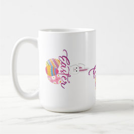 TAZA DE CAFÉ DISEÑO DE DÍA DE PASCUA FELIZ