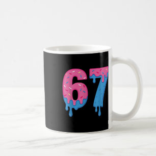 Taza De Café Diseño de Donut 67 Meme Divertido Seis Siete Sprin