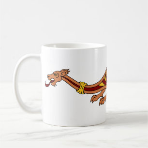 Taza De Café Diseño de dragones medievales 2015