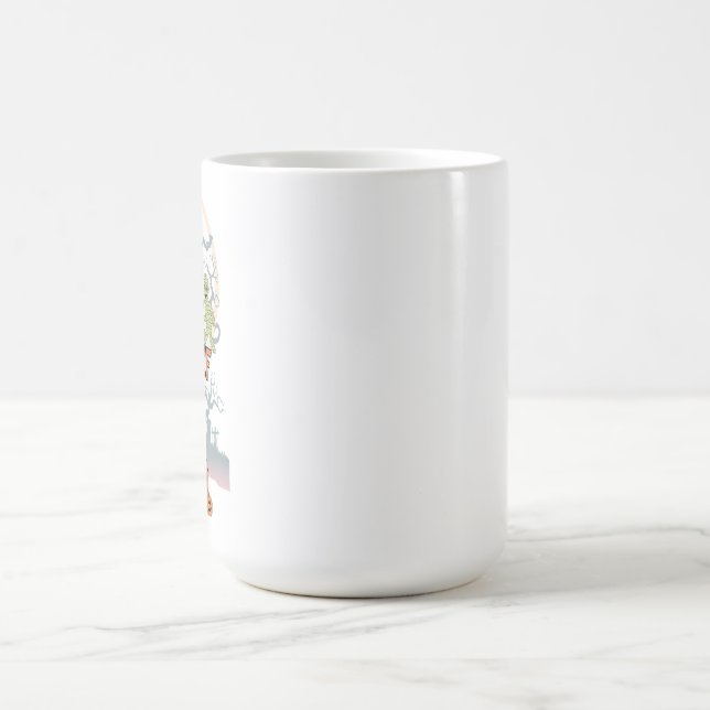 Taza De Café Diseño de dulces y calabazas de Halloween (Centro)