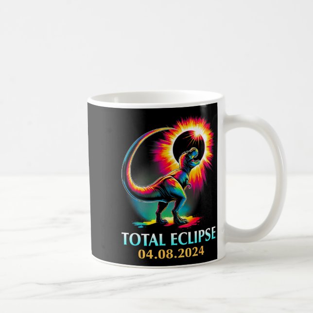 Taza De Café Diseño de Eclipse Total Eclipse Total Solar (Derecha)
