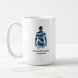 Taza De Café Diseño de Eco-Conciencia para la Conservación del