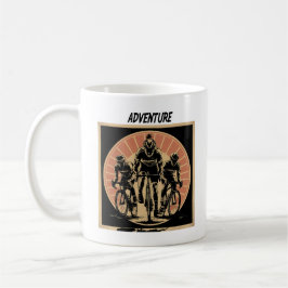 Taza De Café Diseño de equipo de Cycling Club para hombres