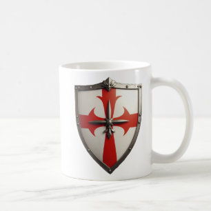 Taza De Café diseño de escudo cruzado