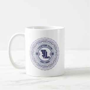 Taza De Café Diseño de Escudo de vacaciones Yuletide Club EST. 