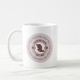 Taza De Café Diseño de Escudo de vacaciones Yuletide Club EST.