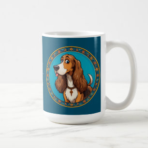 Taza De Café Diseño de estilo de dibujo animado colorido cachor