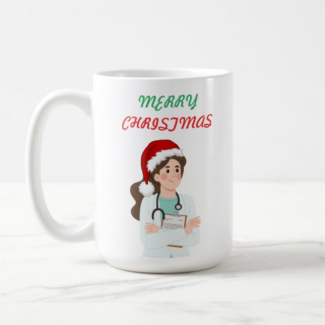 Taza De Café Diseño de feriado navideño de agradecimiento para  (Izquierda)