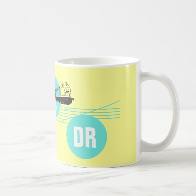 Taza De Café Diseño de ferrocarril de imperio BR-118 (Derecha)