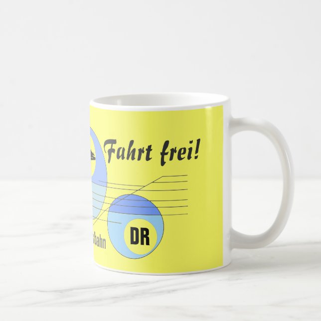 Taza De Café Diseño de ferrocarril de imperio DDR (Derecha)