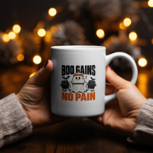 Diseño de Fitness de Halloween Boo Gains No Pain