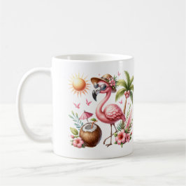 Taza De Café Diseño de flamenco rosa