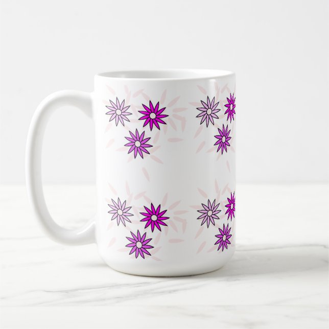 Taza De Café Diseño de flor cúpula (Izquierda)