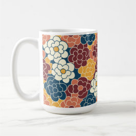 Taza De Café diseño de flores por todas partes