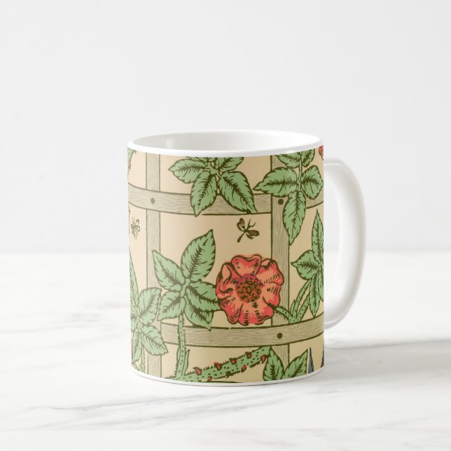 Taza De Café Diseño de fondo de escritorio clásico de William M (Anverso derecho)