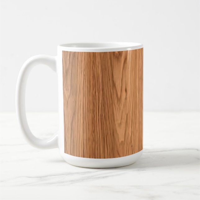 Taza De Café Diseño de fondo de textura de madera-35455 (Izquierda)