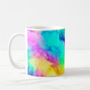Taza De Café Diseño de fondo de textura de pelaje esponjoso arc