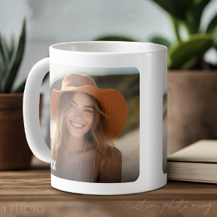 Taza De Café Diseño de foto minimalista de moda con año