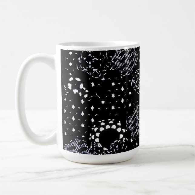 Taza De Café Diseño de frasco de serigrafía Starlight (Izquierda)