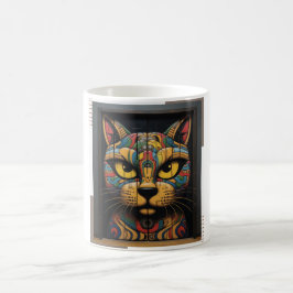 Taza De Café Diseño de gato Bella Artes