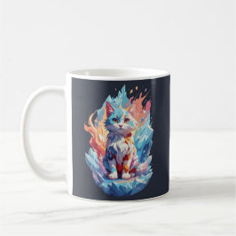Taza De Café Diseño de gatos con fantasía de cristal