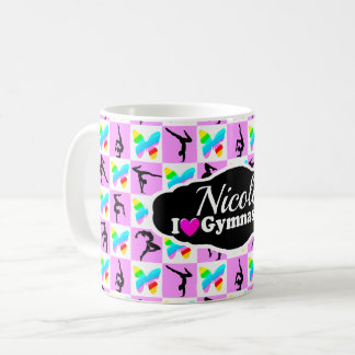 Taza De Café DISEÑO DE GIMNASTICAS DE MARIPOSAS DE bonito
