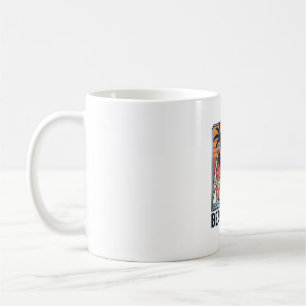 Taza De Café Diseño de grabado vintage pug de vibraciones de pl