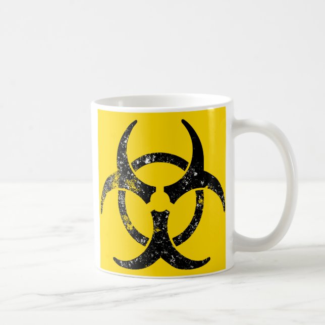 Taza De Café Diseño de gran tamaño del Biohazard (Derecha)