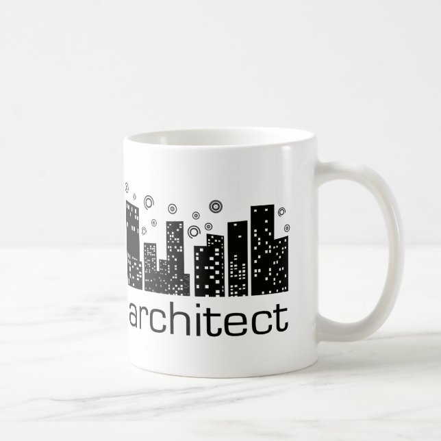 Taza De Café ¡Diseño de Guay de los edificios del arquitecto! (Derecha)