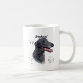 Taza De Café Diseño de historial de Greyhound