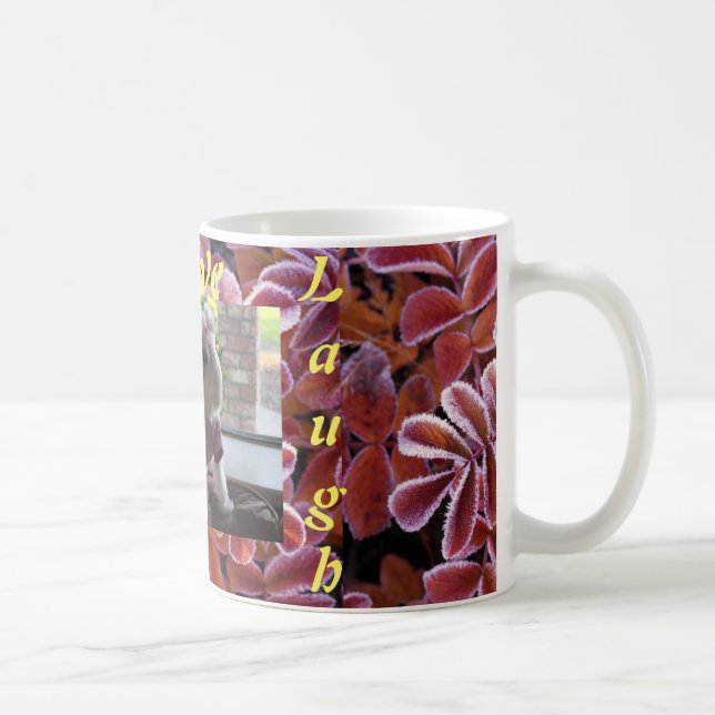 Taza De Café Diseño de hojas otoñales maltesas (Derecha)