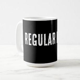 Taza De Café Diseño de Humor Diario Simple para Tipos Normales