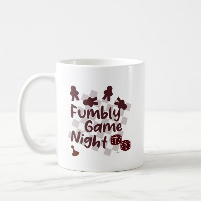 Taza De Café Diseño de humor nocturno para juegos familiares (Izquierda)