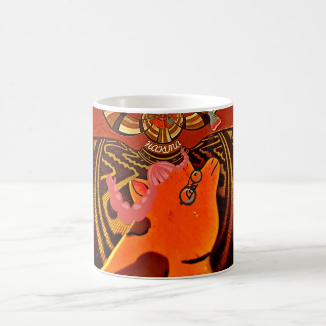 Taza De Café Diseño de imágenes divertidas de Giraffe (Centro)