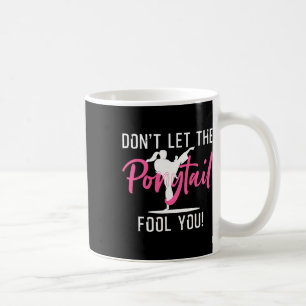 Taza De Café Diseño de Karate de Chica Divertida para Niñas y M