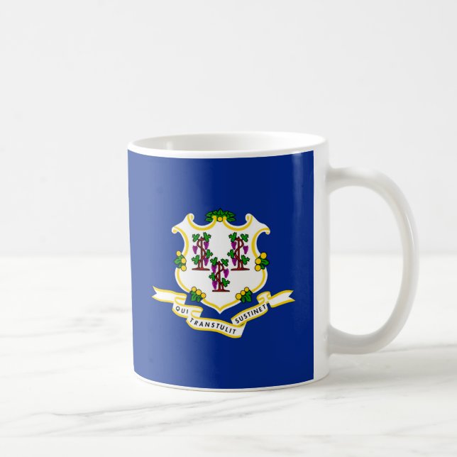 Taza De Café Diseño de la bandera de estado de conexión (Derecha)