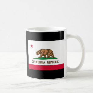 Taza De Café Diseño de la bandera del estado de California