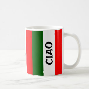 Taza De Café Diseño de la bandera italiana Café Mug