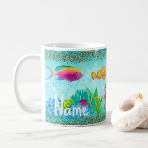 Taza De Café Diseño de la escena marina personalizado Coffee Mu