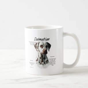 Taza De Café Diseño de la historia dálmata (hígado)