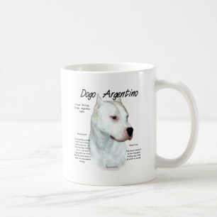 Taza De Café Diseño de la historia de Dogo Argentino