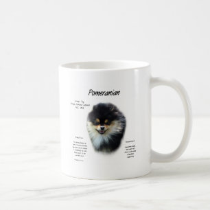 Taza De Café Diseño de la historia de Pomeranian