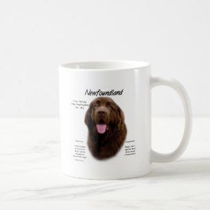 Taza De Café Diseño de la historia de Terranova (Brown)
