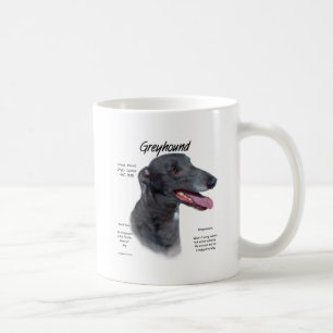 Taza De Café Diseño de la historia del galgo