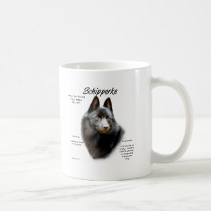 Taza De Café Diseño de la historia del Schipperke
