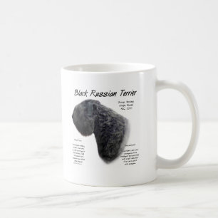 Taza De Café Diseño de la historia del territorio ruso negro