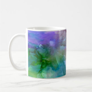 Taza De Café Diseño de la rueda de color del extracto de la