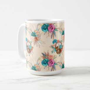 Taza De Café Diseño de la serie Boho Skull 3