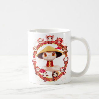Taza De Café Diseño de la Serpiente del Año Nuevo Lunar Chino 3