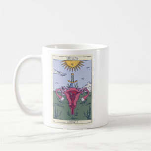 Taza De Café Diseño de la tarjeta Tarot de Concentración de Ute